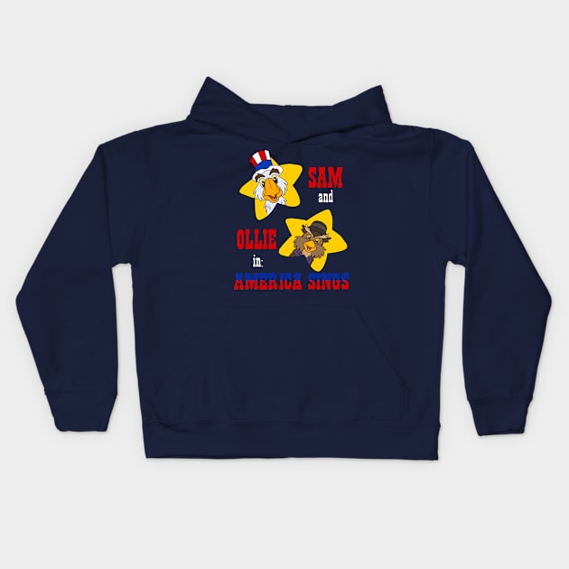 Now Showing: America Sings Kids Hoodie by zipadeelady